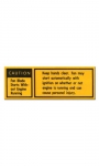 13712 DECAL-FAN CAUTION-79-80