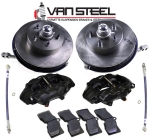 E10864 BRAKE KIT-CONVERSION-DISC BRAKES-FRONT-COMPLETE PACKAGE-63-64