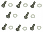 E12922 SCREW AND NYLON WASHERS-TAIL LIGHT LENS OUTER-16 PIECES-58-60