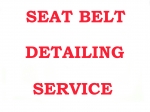 E13925 SEAT BELT DETAILING SERVICE-64-E66-NOT CURRENTLY AVAILABLE