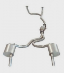 E15264 EXHAUST SYSTEM-STOCK-WITH CONVERTER-WITH 350 CUBIC INCH.-80