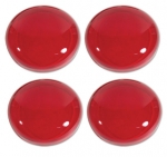 E15432 LENS-TAILLIGHT-BUBBLE-RED-4 PIECE-DISCONTINUED-84-90