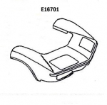 E16701 FRONT END-CENTER OF WHEEL WELL FORWARD-HAND LAYUP-70-72