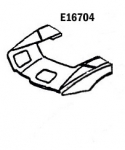 E16704 FRONT END-CENTER OF WHEEL WELL FORWARD-HAND LAYUP-80-82