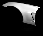 E18767 FENDER-FRONT-FIBERGLASS-HAND LAYUP-Z06 STYLE-COUPE OR CONVERTIBLE-LEFT-05-13