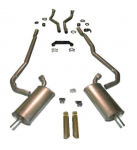 E20233 EXHAUST SYSTEM-DELUXE-2.5 TO 2 INCH-BIG BLOCK-427-MANUAL-69