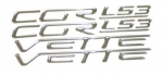 E23422 DECAL KIT-FUEL RAIL COVER-CORVETTE LETTERS WITH LS3-3D DECALS 08-13