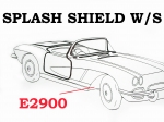 E2900 WEATHERSTRIP-SPLASH SHIELD-PAIR-53-62