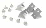 E4071 RETAINER SET-UNDERBODY TUNNEL INSULATOR-WITH RIVETS-12 PIECES-63-75