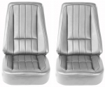E6946 COVER-SEAT-100% LEATHER-4 PIECES-68