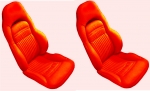 E7152 COVER-SEAT-100% LEATHER-SPORT-6 PIECES-97-04