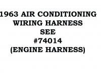 63-AC-HARNESS HARNESS-WIRE-AIR CONDITIONING-63