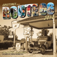 E14594 CALENDAR-GREETINGS FROM ROUTE 66-SPECIAL PROMOTION-2014