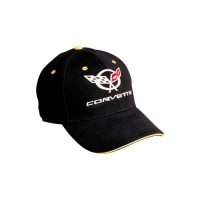 E15665 CAP-CORVETTE C5 CAP-BLACK-GOLD