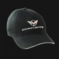 E15682 CAP-C5 CORVETTE LIQUID METAL-BLACK
