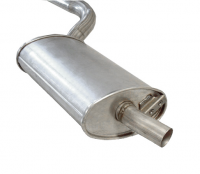 E20127 MUFFLER-ALUMINIZED-WELDED-2.5 INCH-AUTOMATIC-OFFROAD-PAIR-68-72