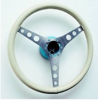 E21151 WHEEL-STEERING-15 INCH LEATHER WRAPPED-INCLUDES HUB-56-62