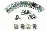 E8808 CLIP SET-BRAKE AND FUEL LINE-WITH 1/4 INCH FRONT TO REAR LINE-16 CLIPS-L65-66
