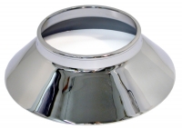 E3317BLEM CONE-ALUMINUM KNOCK OFF WHEEL-CHROME PLATED WITH BEAD AT TOP OF CONE-USA-EA-BLEMISHED-63-65