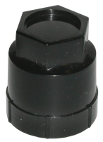 E6119 CAP-WHEEL-LUG NUT COVER-BLACK-EACH-85-96