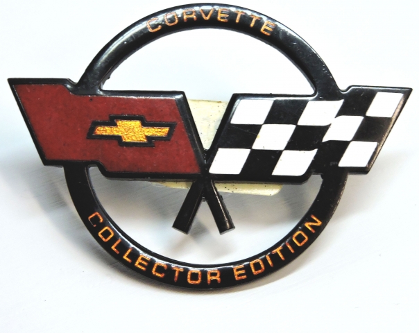 1982 Corvette Horn Button Emblem 