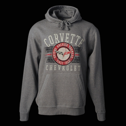 Hooded Sweatshirt Corvette Driving America Forward Hoodie