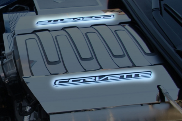 APR Carbon Fiber Fuel Rail Cover for Chevy 14-up Corvette C7 CBE-VETTEFUEL 