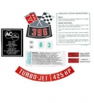 13074B DECAL KIT-ENGINE COMPARTMENT-425 HP WITH TI-65