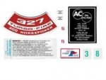 13080 DECAL KIT-ENGINE COMPARTMENT-300 HP-67