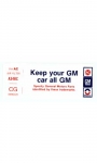 13518 DECAL-KEEP YOUR CAR ALL GM-78-79