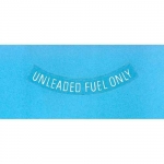 13561 DECAL-UNLEADED FUEL ONLY-WHITE LETTERS-75-77