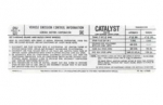 Click Here For Full Product Info 13649 DECAL-EMISSIONS-CODE DU-ALL L-48 FEDERAL-78