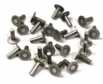 3513A RIVETS-BODY ASSEMBLY-FLAT HEAD-3-16 x 5-8-ALUMINUM-25 PIECES-63-67