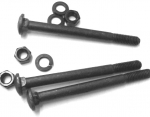58109 BOLT AND NUT AND LOCK WASHER SET-STEERING BOX BOLTS-63-67