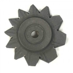 59075 PULLEY-ALTERNATOR-BLACK OXIDE-ONE PIECE-65-67