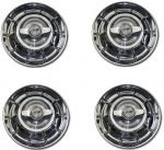 72580 HUBCAP SET-WITH SPINNERS AND HARDWARE-4 PIECES-56-58
