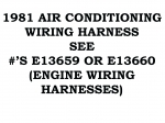 81-AC-HARNESS HARNESS-WIRE-AIR CONDITIONING-81
