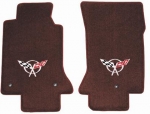 Click Here For Full Product Info E6654S MAT SET-FLOOR-LLOYD'S ULTIMATS-EMBROIDERED APPLIQUE SILVER C5 LOGO-COLORS-PAIR-97-04