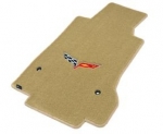 E15043 MAT SET-FLOOR-LLOYD'S VELOURTEX-EMBROIDERED APPLIQUE C6 LOGO-COLORS-PAIR-L13