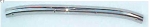 E10492 MOLDING-WINDSHIELD UPPER-WITH OUT VISOR HOLES-STAINLESS STEEL-56-58