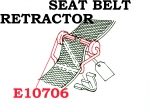 E10706 RETRACTOR-SEAT BELT-CORRECT-EACH-65-66
