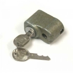 E19694 LOCK-SPARE TIRE-WITH D LATE KEYS-LARGE CAP, LARGE HOLE-68