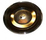 Click Here For Full Product Info E11000 LID-AIR CLEANER-CHROME-WITH RED SILK-MADE IN USA-63-64