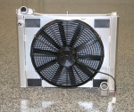 E11620 RADIATOR AND FAN COMBINATION-ALUMINUM-61-62