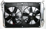 Click Here For Full Product Info E11628 RADIATOR AND FAN COMBINATION-ALUMINUM-MANUAL-SMALL BLOCK TO BIG BLOCK UP GRADE-66-72