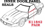 E11842 SEALS-INNER DOOR PANEL-PAIR-84-89