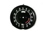 E11956 FACE-TACHOMETER-6000 REDLINE-72-74