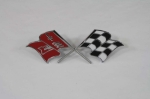 E12501 EMBLEM SET-FRONT SIDE FENDER-CROSS FLAG-PAIR-57