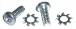 E12556 SCREW AND WASHER SET-REAR COMPARTMENT LATCH RETAINER-2 EACH-79L-82