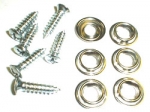 E12727 SCREW SET-HEATER COVER SUPPORT-PACKAGE TRAY-6 PIECES-58-62